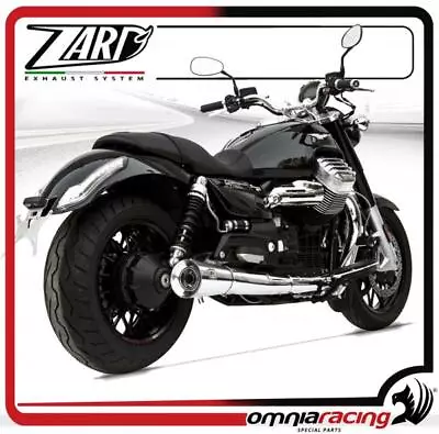 Zard Polished Steel Racing - Exhausts For Moto Guzzi California 2013 13> • $1050